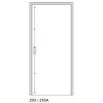 EXIDOR 293A - PUSH PAD SINGLE PANIC BOLT WITH ADJUSTABLE SHOOTS