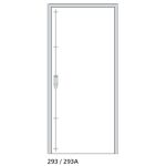 EXIDOR 293A - PUSH PAD SINGLE PANIC BOLT WITH ADJUSTABLE SHOOTS