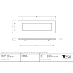 FROM THE ANVIL 33052 - POLISHED CHROME LARGE LETTER PLATE