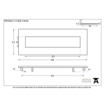 FROM THE ANVIL 33056 - BLACK SMALL LETTER PLATE