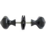 FROM THE ANVIL 33250 - BLACK OCTAGONAL MORTICE RIM KNOB SET