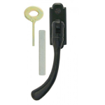 FROM THE ANVIL 33297 - BLACK PEAR DROP LOCKING ESPAG FASTENER - LEFT HAND