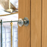 FROM THE ANVIL 33643 - PEWTER PATINA OCTAGONAL MORTICE RIM KNOB SET