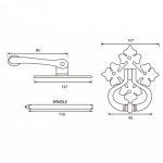 FROM THE ANVIL 33820 - BLACK SHAKESPEARE RING TURN SET