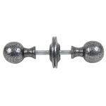 FROM THE ANVIL 33778 - PEWTER ROUND MORTICE RIM KNOB SET