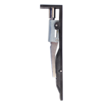 FROM THE ANVIL 90266 - BLACK FLUSH BOLT - 6 INCH