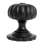 FROM THE ANVIL 83509 - BLACK CABINET KNOB WITH BASE - LARGE