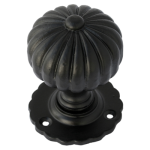 FROM THE ANVIL 83560 - BLACK FLOWER MORTICE KNOB