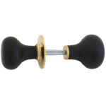FROM THE ANVIL 83563 - RINGED EBONY WOODEN KNOB