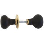 FROM THE ANVIL 83563 - RINGED EBONY WOODEN KNOB