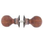 FROM THE ANVIL 83573 - ROSEWOOD WOODEN BEEHIVE MORTICE/RIM KNOB SET