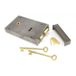 FROM THE ANVIL 83591 - IRON LEFT HAND RIM LOCK - LARGE