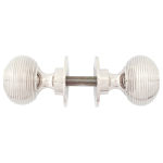 FROM THE ANVIL 83636H - POLISHED NICKEL BEEHIVE HEAVY MORTICE/RIM KNOB SET