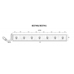 FROM THE ANVIL 83741 - STABLE COAT RACK - NATURAL SMOOTH/OLIVE GREEN