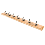 FROM THE ANVIL 83740 - STABLE COAT RACK - NATURAL SMOOTH/TIMBER