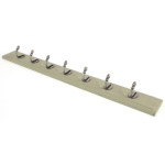 FROM THE ANVIL 83741 - STABLE COAT RACK - NATURAL SMOOTH/OLIVE GREEN