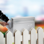 BURG WACHTER BORKUM 3878 NI - BORKUM 3878 NI STAINLESS STEEL LETTER BOX