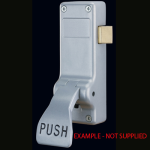 CODELOCKS CL500 PK - CODELOCKS CODED FRONT PLATE ONLY WITH EXTRA LONG SPINDLE FOR USE WITH EXISTING PANIC HARDWARE