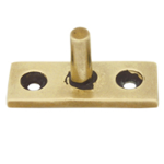 FROM THE ANVIL 83596 - POLISHED BRASS MONKEYTAIL STAY 12 INCH