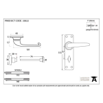 FROM THE ANVIL 33822 - BLACK SMOOTH LEVER BATHROOM SET