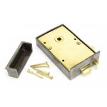 FROM THE ANVIL 83576 - IRON RIGHT HAND BATHROOM RIM LATCH