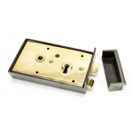 FROM THE ANVIL 83584 - IRON RIGHT HAND RIM LOCK - SMALL