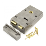 FROM THE ANVIL 83584 - IRON RIGHT HAND RIM LOCK - SMALL