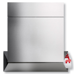 BURG WACHTER QUADUS 3745 NI - QUADUS 3745 NI STAINLESS STEEL LETTER BOX