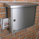 BURG WACHTER HANSEATIC 3816 NI - HANSEATIC 3816 NI STAINLESS STEEL LETTER BOX