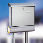 BURG WACHTER UNIVERSAL 150 NI - UNIVERSAL 150 NI STAINLESS STEEL LETTER BOX STAND