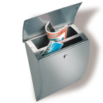 BURG WACHTER MILANO 3843 ES - MILANO 3843 ES STAINLESS STEEL LETTER BOX