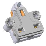 WANDSWORTH 13200/13201/13202 - SINGLE UNSWITCHED 13A SOCKET - PANEL MOUNTED