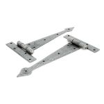 FROM THE ANVIL 33790 - PEWTER 9 INCH ARROW HEAD T HINGE (PAIR)