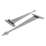 FROM THE ANVIL 33791 - PEWTER 15 INCH ARROW HEAD T HINGE (PAIR)