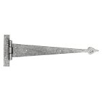 FROM THE ANVIL 33791 - PEWTER 15 INCH ARROW HEAD T HINGE (PAIR)