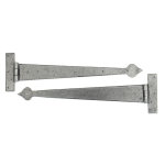 FROM THE ANVIL 33792 - PEWTER 22 INCH ARROW HEAD T HINGE (PAIR)