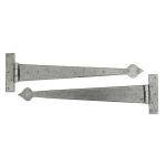 FROM THE ANVIL 33792 - PEWTER 22 INCH ARROW HEAD T HINGE (PAIR)