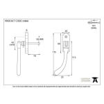 FROM THE ANVIL 33860 - BEESWAX LOCKING PEARDROP ESPAG - LH