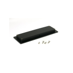 FROM THE ANVIL 50208 - MATT BLACK 175MM PLAIN RECTANGULAR PULL