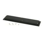 FROM THE ANVIL 50209 - MATT BLACK 250MM PLAIN RECTANGULAR PULL