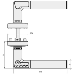 ASSA ABLOY 8812 - CODEHANDLE SET