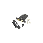 FROM THE ANVIL 91116 - BLACK 5 INCH HORIZONTAL 3 LEVER SASH LOCK - 102MM BACKSET