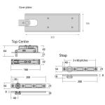 EXIDOR X072 - FLOOR SPRING DOUBLE ACTION FITTING KIT