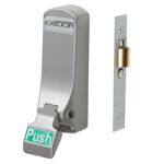 EXIDOR 306 - PUSH PAD MORTICE ACTUATOR WITH CYLINDER MORTICE NIGHT LATCH