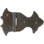 FROM THE ANVIL 33219 - BEESWAX ORNATE HINGE 3.75 X 2.25 INCH