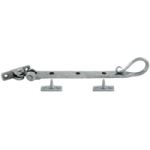 FROM THE ANVIL 33605 - PEWTER PATINA SHEPHERD'S CROOK CASEMENT STAY 203MM