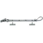FROM THE ANVIL 33606 - PEWTER PATINA SHEPHERD'S CROOK CASEMENT STAY 254MM