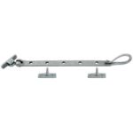 FROM THE ANVIL 33607 - PEWTER PATINA SHEPHERD'S CROOK CASEMENT STAY 305MM