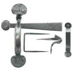 FROM THE ANVIL 33649 - PEWTER PATINA MEDIUM BEAN THUMBLATCH