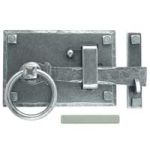 FROM THE ANVIL 33666 - PEWTER PATINA COTTAGE LATCH - LEFT HAND